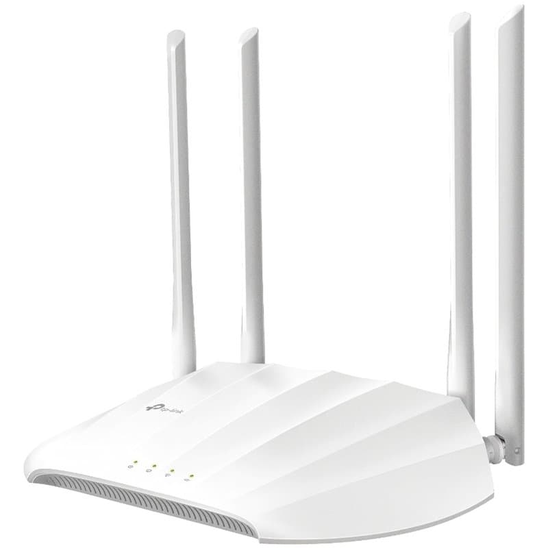 TP-Link TL-WA1201 AC1200 Wireless Access Point, 867 Mbps at 5 GHz and 300 Mbps at 2.4 GHz band, MU-MIMO, Access Point, Range Extender, Multi-SSID, and Client mode, 1× 10/100/1000 Mbps Ethernet Port(Supports Passive PoE), 4 x fixed HP Antennas
