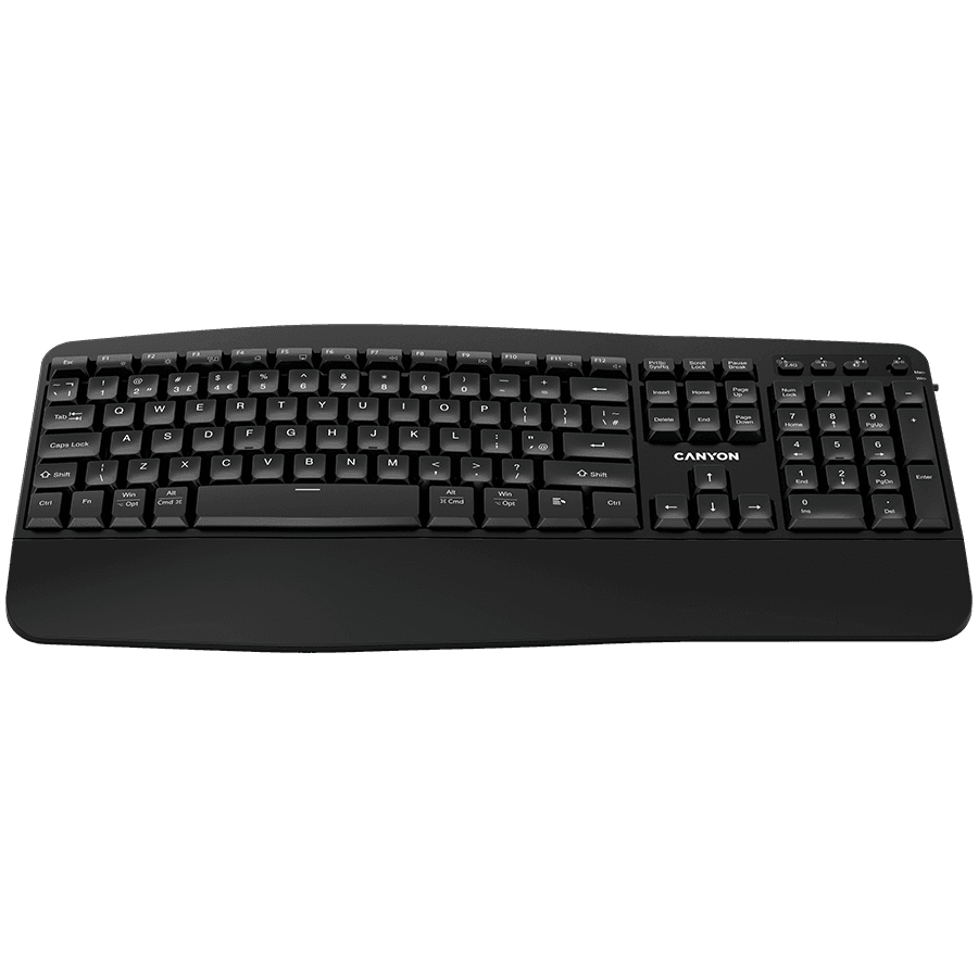 CANYON keyboard HKB-W6 Wireless Black