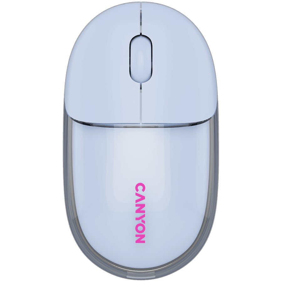 CANYON mouse OnClick 24 BT/ Wireless Transparent/Blue