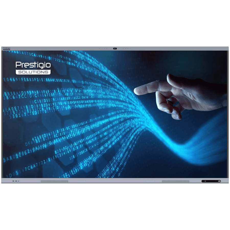 PRESTIGIO SOLUTIONS Multiboard 75'' Light+ Gen 2, Android 13, Google EDLA, AI Camera, 16/128GB