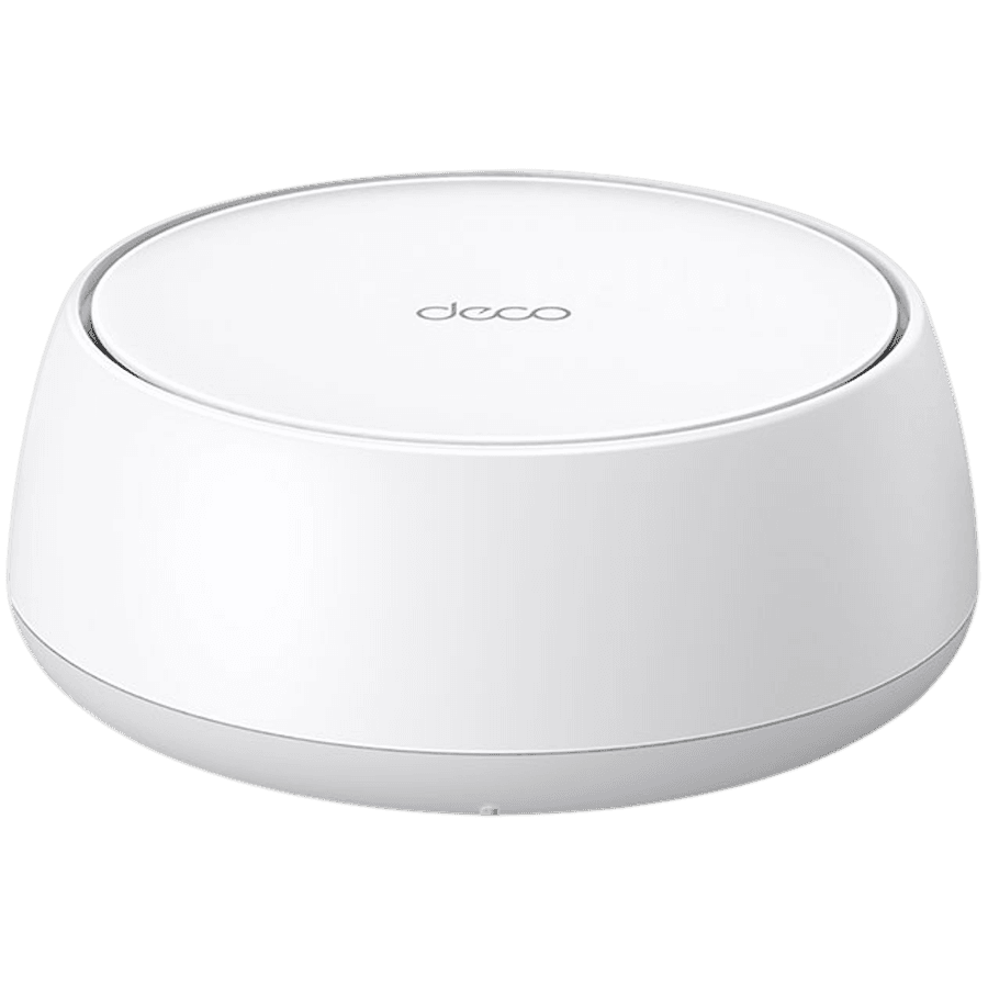 TP-Link Deco BE25(1-pack) BE3600 Whole Home Mesh Wi-Fi 7 System, 688 Mbps at 2.4 GHz + 2882 Mbps at 5 GHz, Internal Antennas, 2 x 2.5 Gigabit Ports, 160MHz for 5 GHz, 4-Stream, Deco App, Router/AP Mode, IPv6, IPTV, HomeShield (Parental Controls,..)
