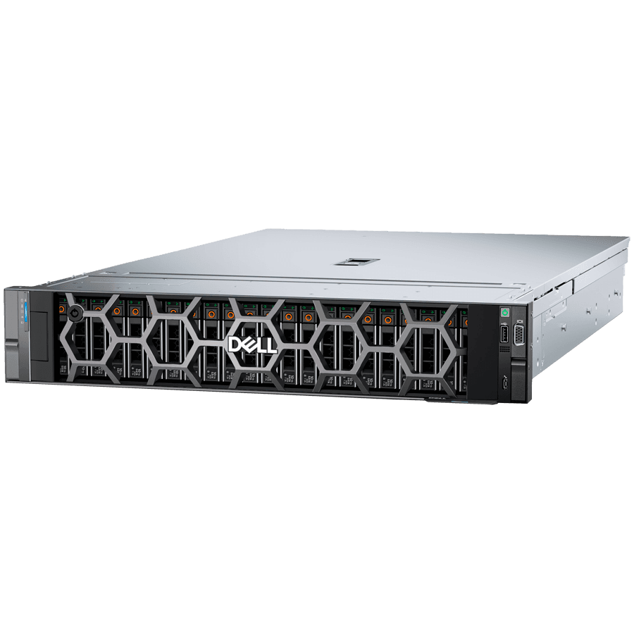 DELL EMC PowerEdge R760xs, 12x3.5", Intel Xeon Silver 4510, 32GB RDIMM 6400MT/s, 1x2.4TB SAS 10K, PERC H755, iDRAC9 Enterprise, Dual RPS 700W Titanium, TPM 2.0 V6, BCM 5720 DP 1Gb LOM + BCM 5719 Quad Port 1GbE,No OCP NIC, ReadyRails Sliding Rails, 3Y