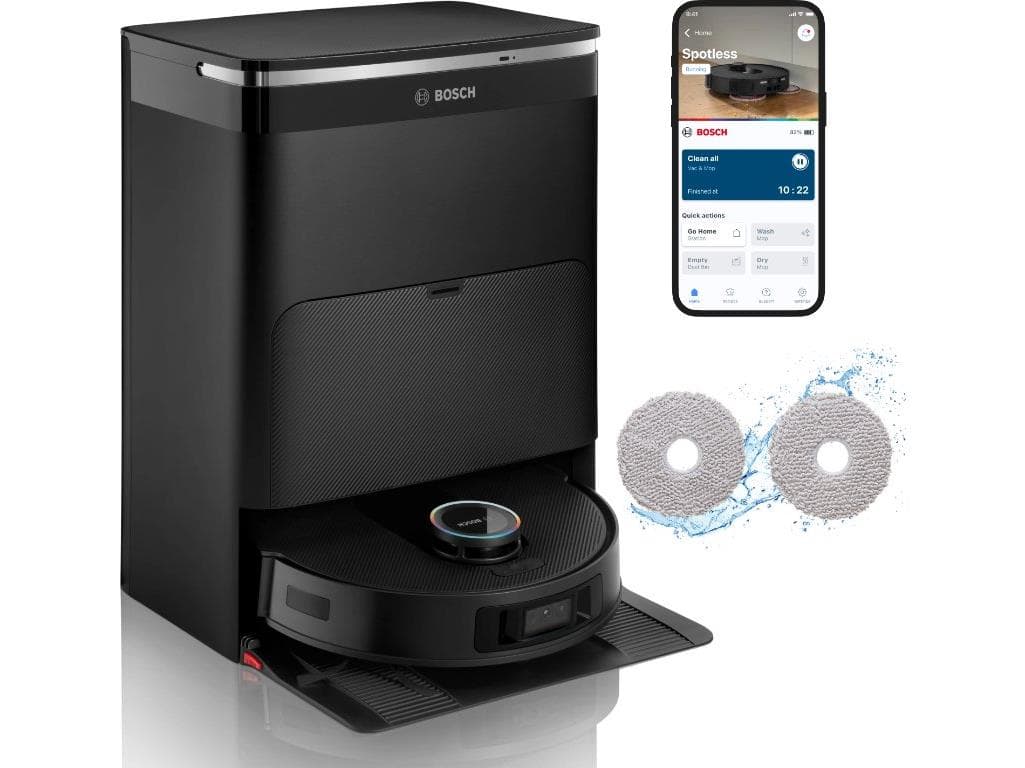 BOSCH Robotski UsisivačSpotless MAX Cam, 11.000 Pa360 LiDAR navigacija