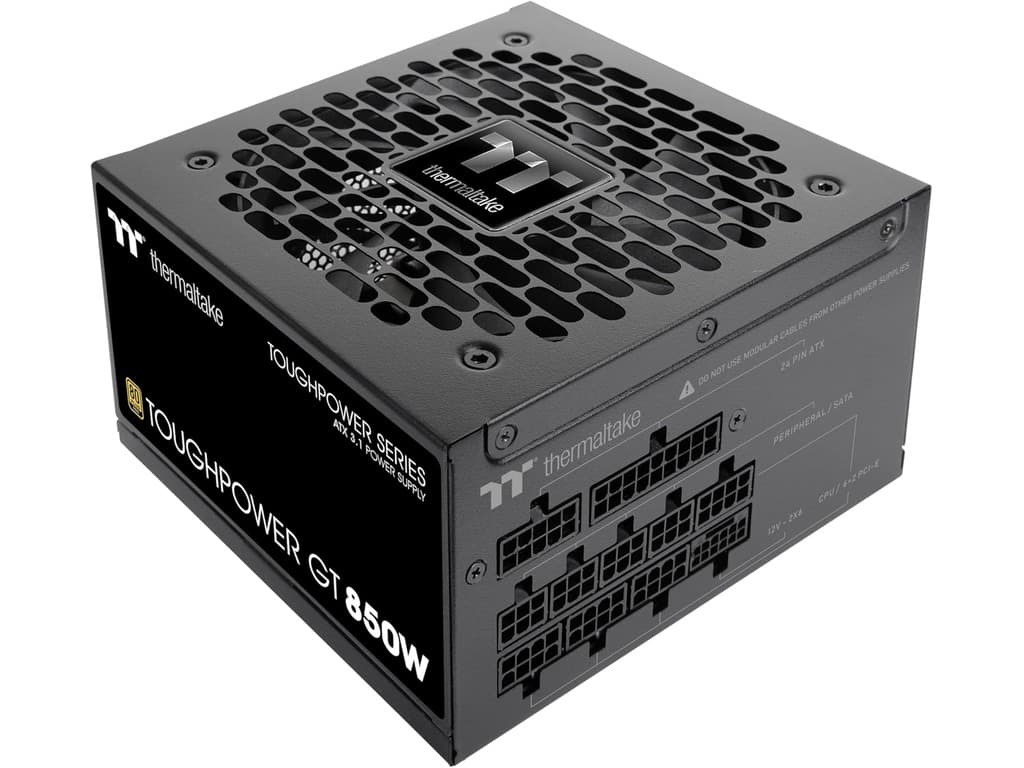 Thermaltake Toughpower GT 850w80+ Gold, full modular,ATX 3.1 native 12V-2x6 connector