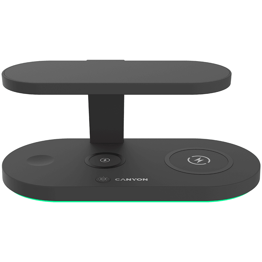 CANYON wireless charger WS-501 15W 5in1 UV Black