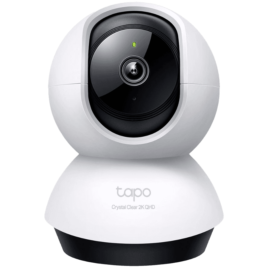 TP-Link Tapo C220 Pan/Tilt AI Home Security Wi-Fi Camera, 2K QHD (2560x1440), 2.4 GHz, Horizontal 360º, Pan/Tilt, Smart AI Detection and Notifications (motion, people, pets, cars, abnormal sound),Motion Tracking,Sound and Light Alarm,Remote Control