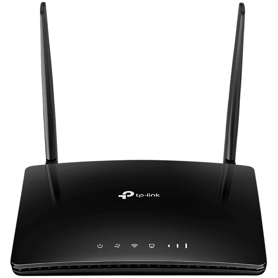 TP-Link Archer MR402 AC1200 Wireless Dual Band 4G LTE Router, Build-In 150Mbps 4G LTE Modem, 867 Mbps at 5 GHz + 300 Mbps at 2.4 GHz, 4G Cat4 150/50 Mbps, 2x Antennas, 3x Fast Ethernet LAN Ports, 1x Fast Ethernet WAN/LAN Port