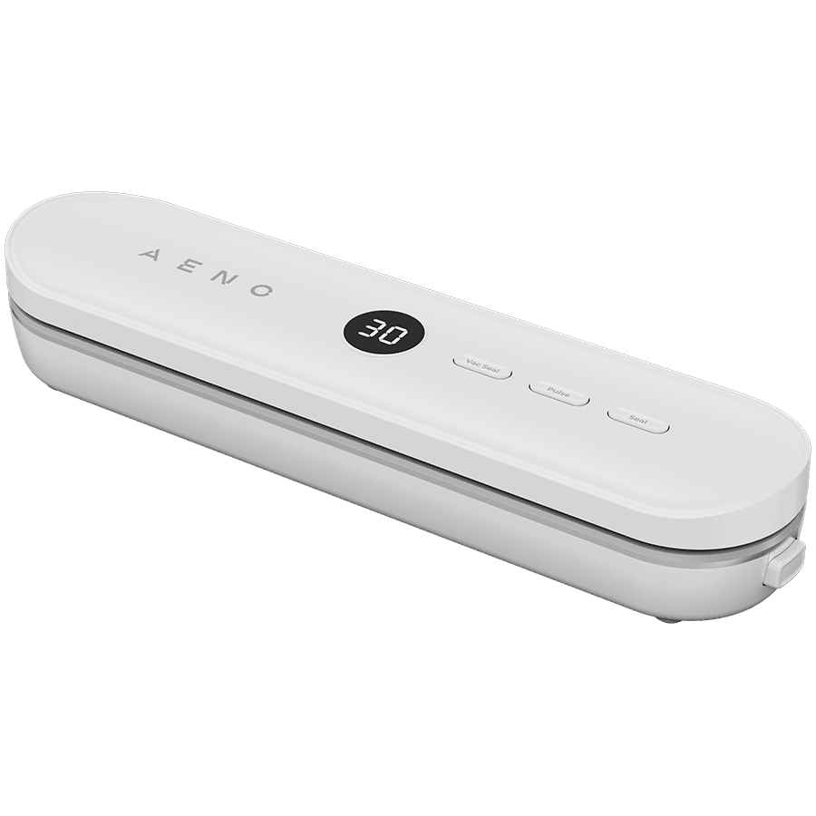 AENO VS3 Vacuum Sealer, LED Display, 80W, 65kPa (+/-5kPa), White