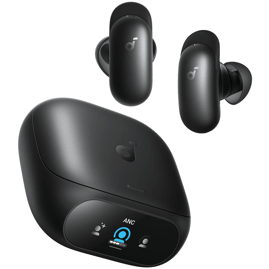 Anker, soundcore Liberty 5 Pro Black, 0.96 Display, ANC 4.0, Instant Pure Silence