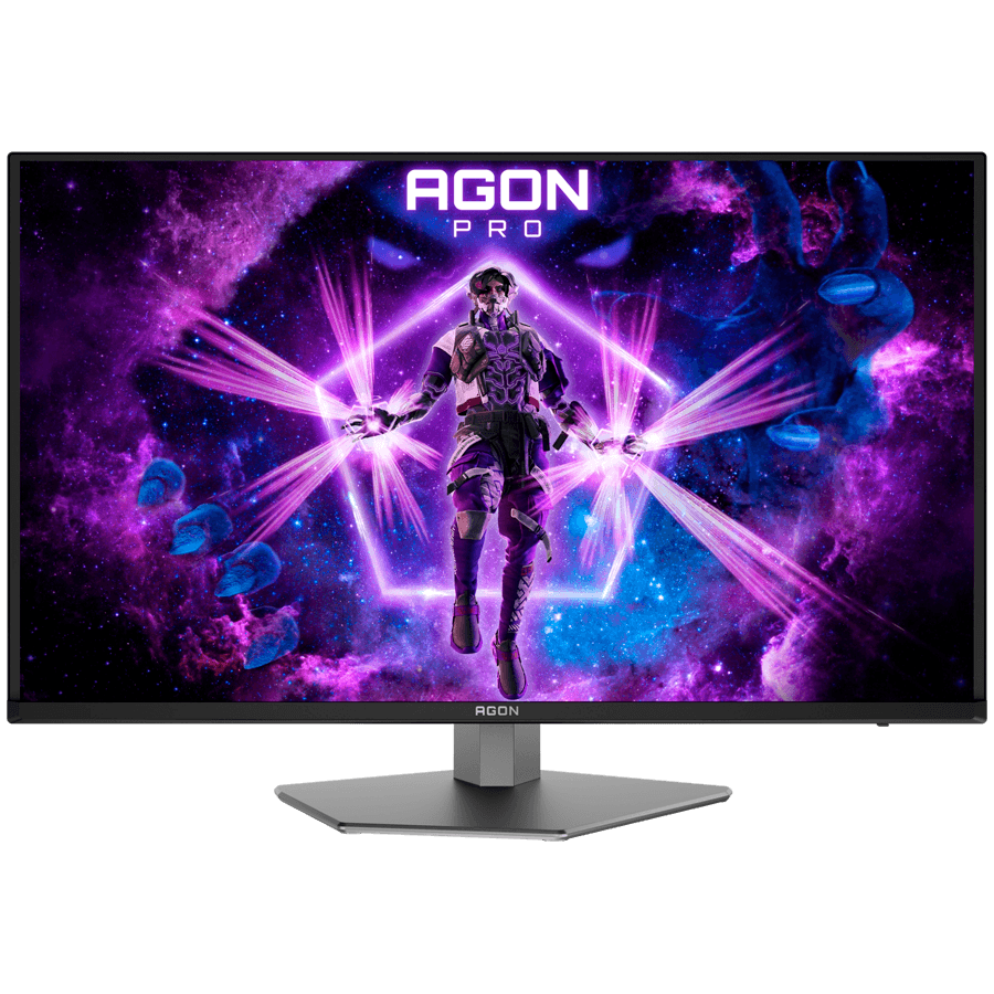 AOC Agon PRO AG326UZD2 31.5" gaming monitor, UHD (3840x2160), QD-OLED, 240Hz, 0.03ms, 1000 cd/m2 (max), Adaptive Sync, G-Sync Compatible, HDR500 TrueBlack, USB Hub, 1x USB-C (PD 65W), 2x HDMI 2.1, 1x DP 2.1, KVM, Full Ergo